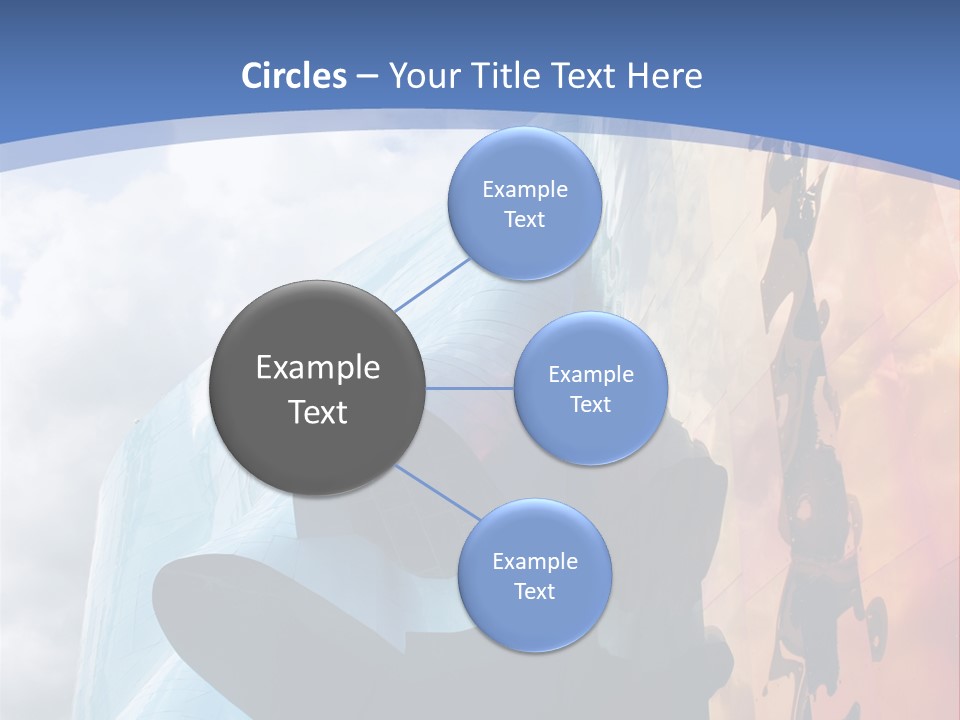 Monorail Going Through Emp Building In Seattle PowerPoint Template