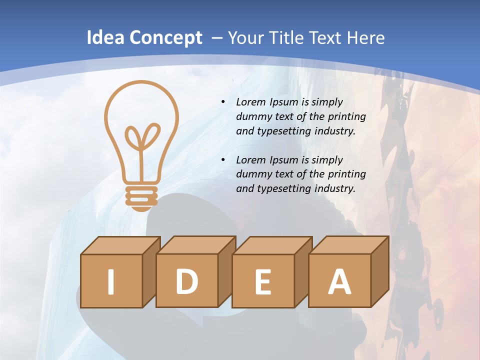 Monorail Going Through Emp Building In Seattle PowerPoint Template