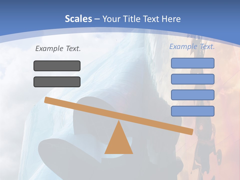 Monorail Going Through Emp Building In Seattle PowerPoint Template