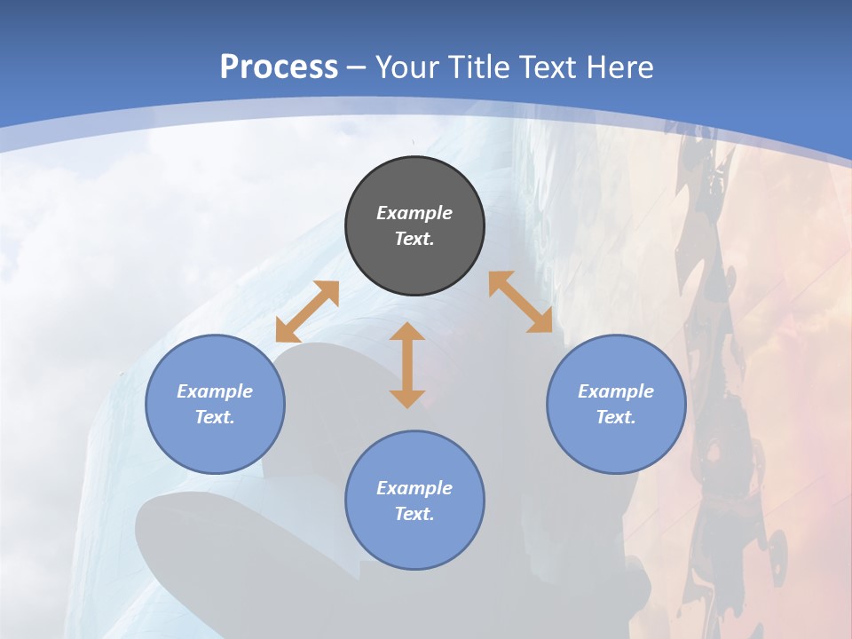 Monorail Going Through Emp Building In Seattle PowerPoint Template