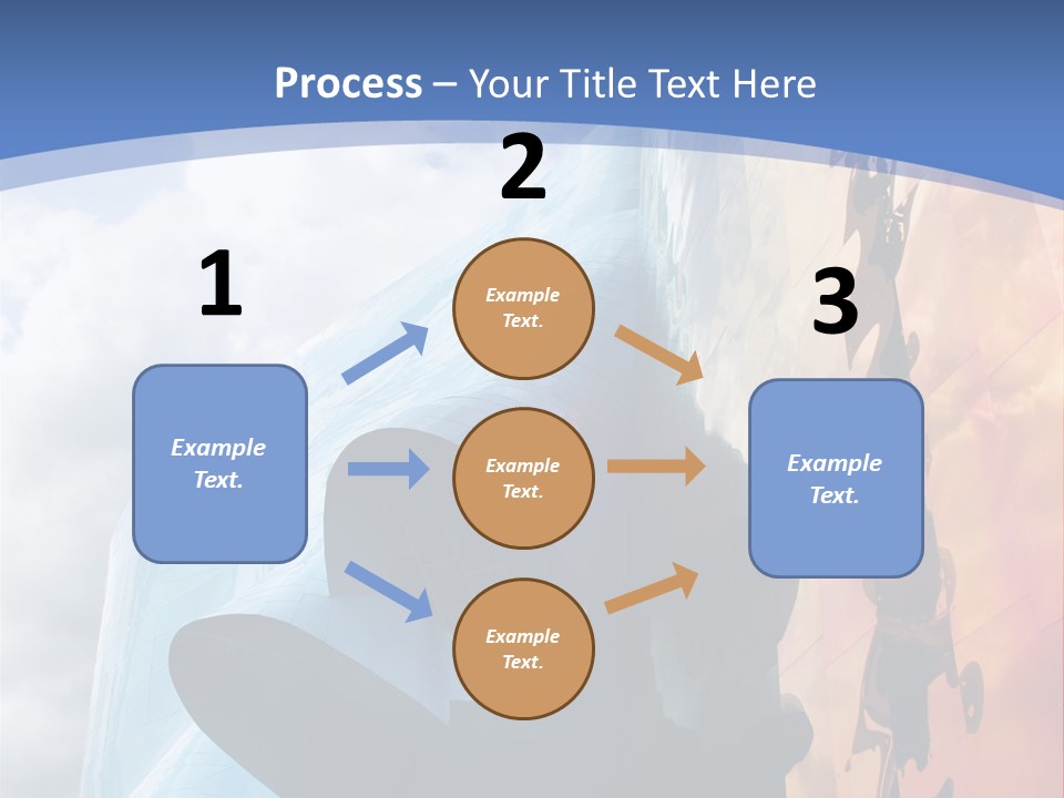 Monorail Going Through Emp Building In Seattle PowerPoint Template
