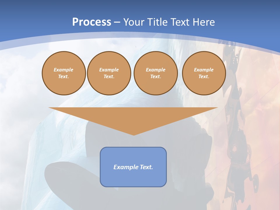 Monorail Going Through Emp Building In Seattle PowerPoint Template