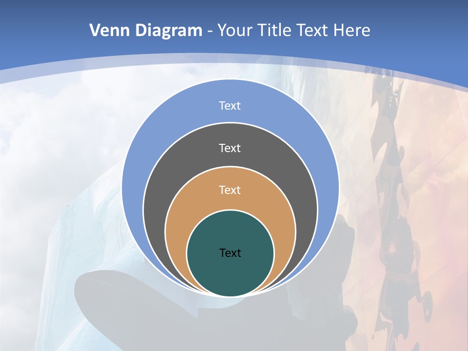 Monorail Going Through Emp Building In Seattle PowerPoint Template