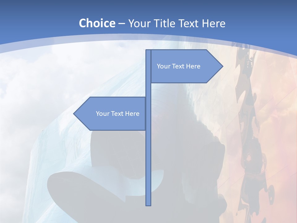 Monorail Going Through Emp Building In Seattle PowerPoint Template
