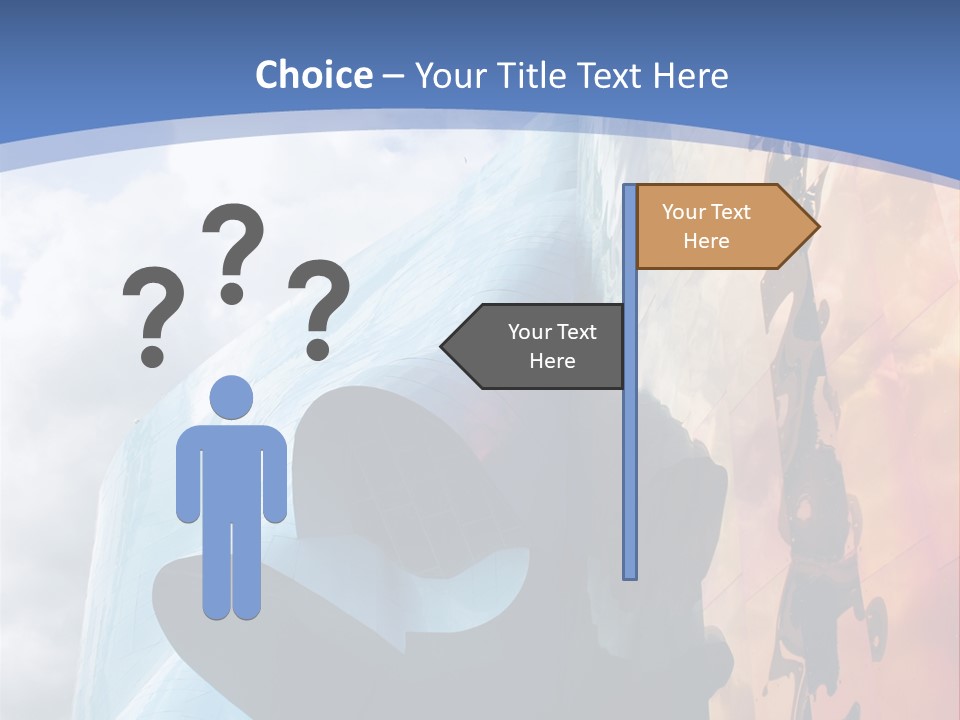 Monorail Going Through Emp Building In Seattle PowerPoint Template