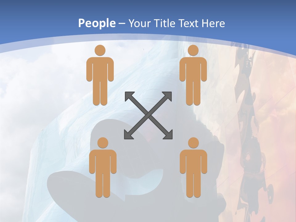 Monorail Going Through Emp Building In Seattle PowerPoint Template