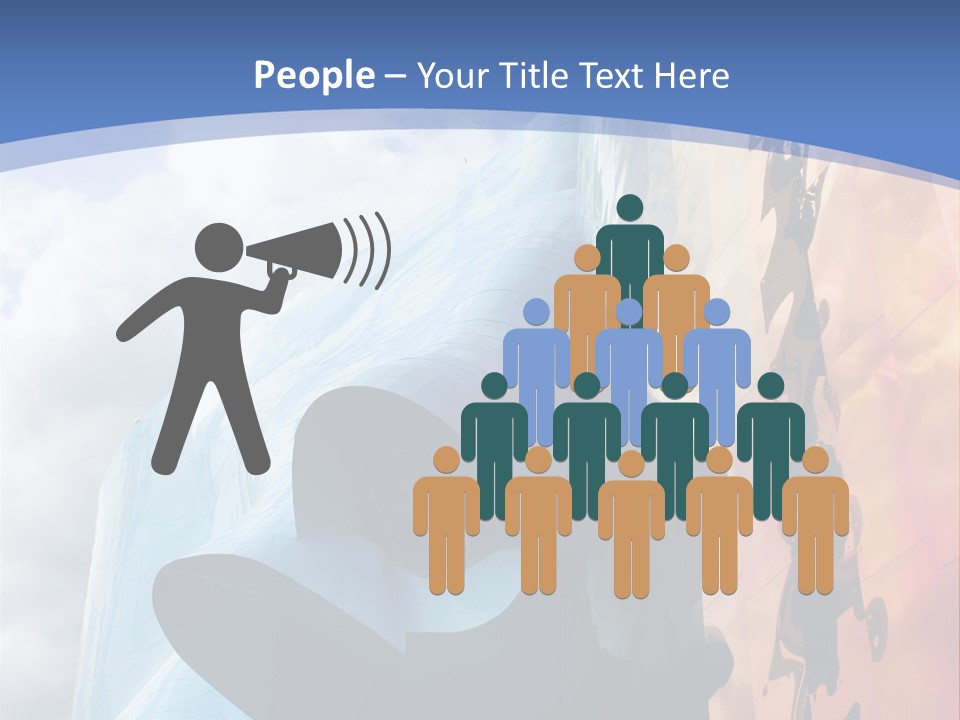 Monorail Going Through Emp Building In Seattle PowerPoint Template