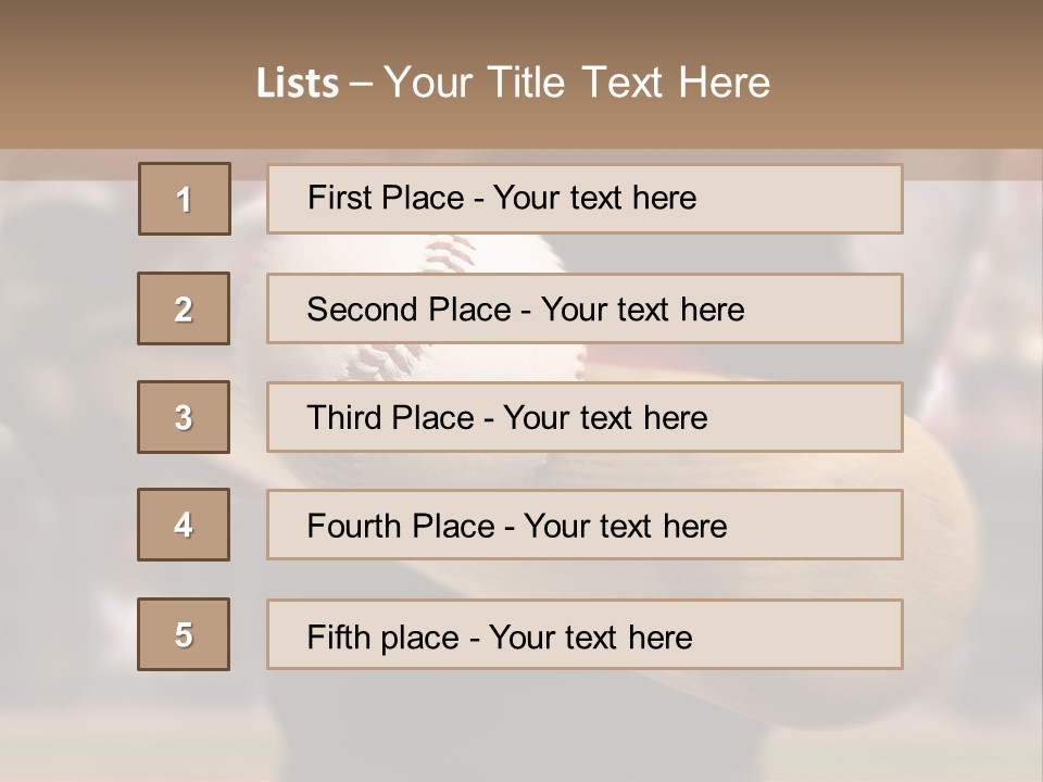 Baseball Player Makes Contact With The Ball And Bat PowerPoint Template