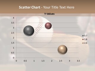 Baseball Player Makes Contact With The Ball And Bat PowerPoint Template