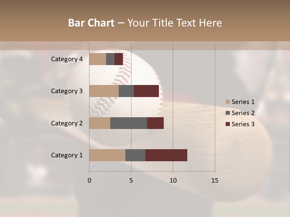 Baseball Player Makes Contact With The Ball And Bat PowerPoint Template