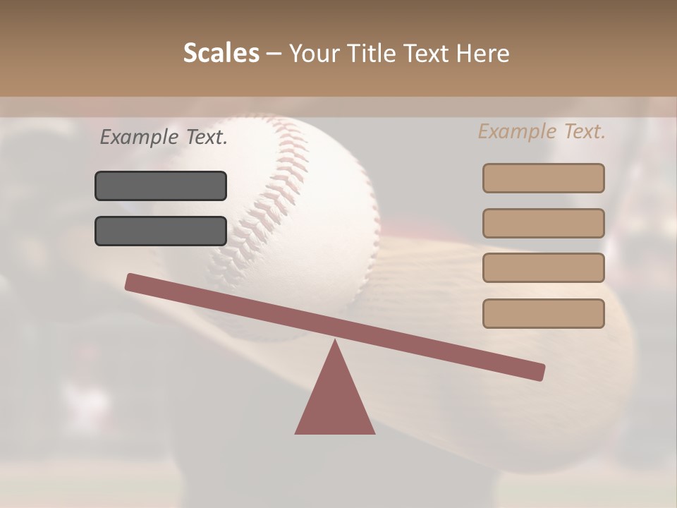 Baseball Player Makes Contact With The Ball And Bat PowerPoint Template