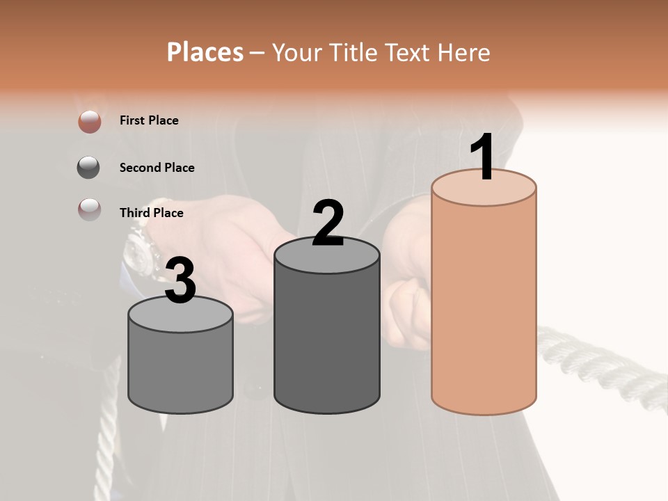 A Business Team Playing Tug Of War In An Intense Struggle PowerPoint Template