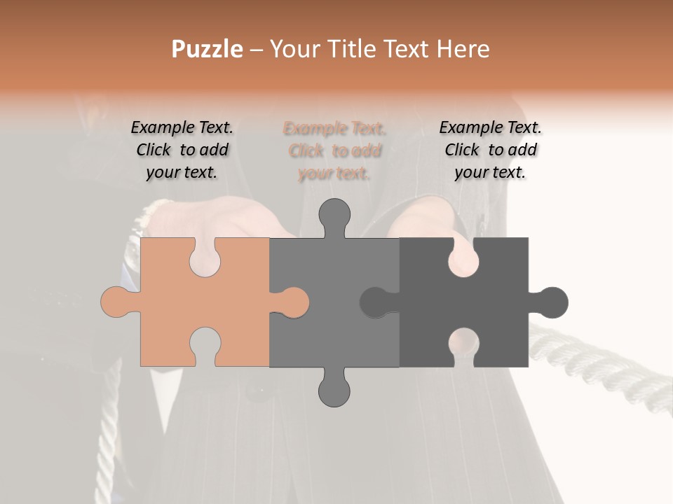 A Business Team Playing Tug Of War In An Intense Struggle PowerPoint Template