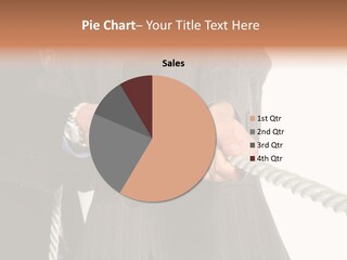 A Business Team Playing Tug Of War In An Intense Struggle PowerPoint Template