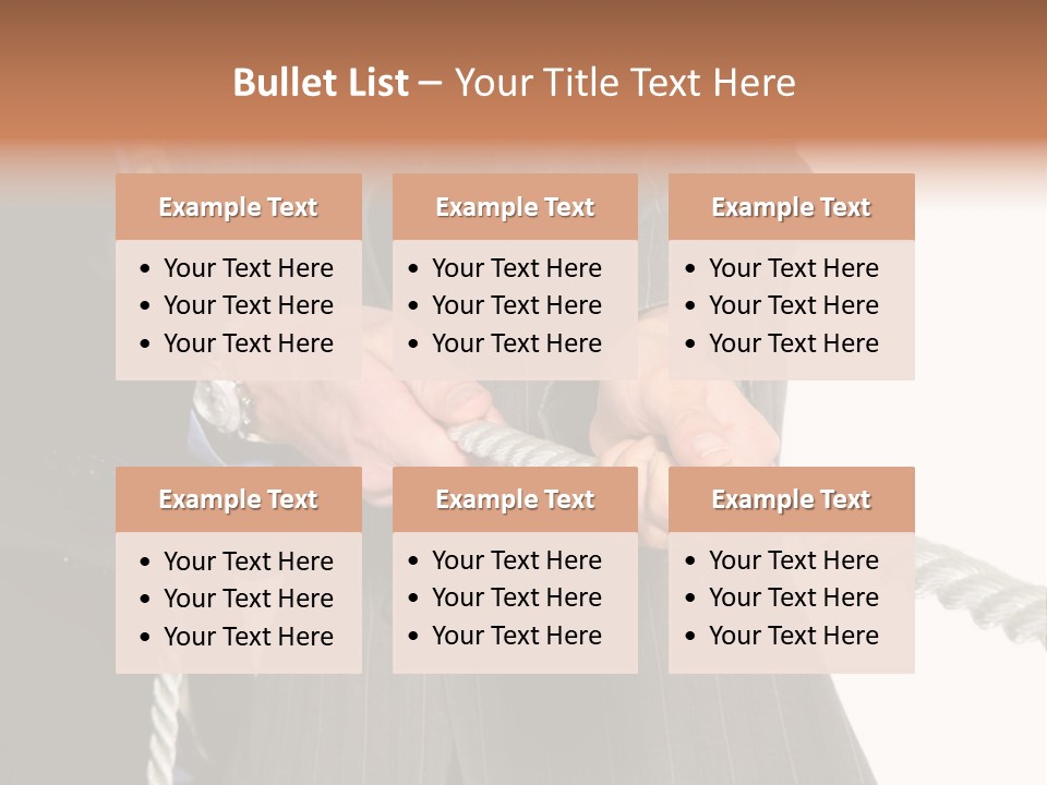 A Business Team Playing Tug Of War In An Intense Struggle PowerPoint Template