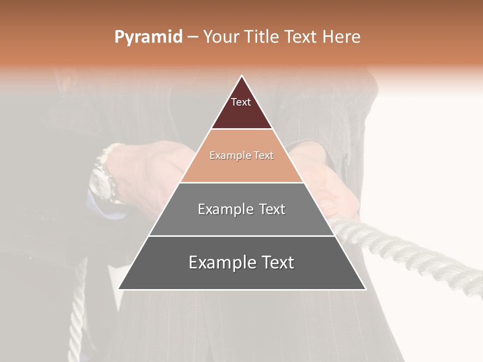 A Business Team Playing Tug Of War In An Intense Struggle PowerPoint Template