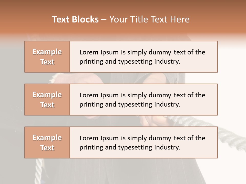 A Business Team Playing Tug Of War In An Intense Struggle PowerPoint Template