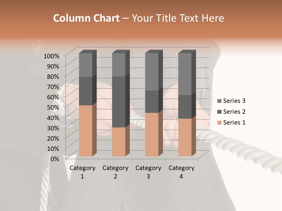 A Business Team Playing Tug Of War In An Intense Struggle PowerPoint Template