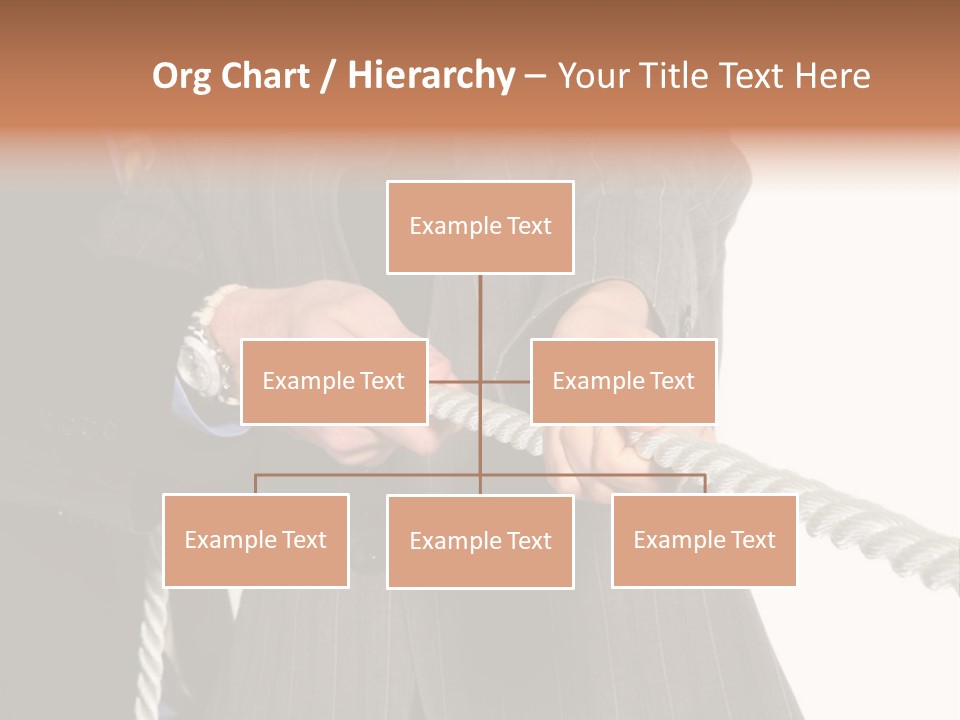 A Business Team Playing Tug Of War In An Intense Struggle PowerPoint Template