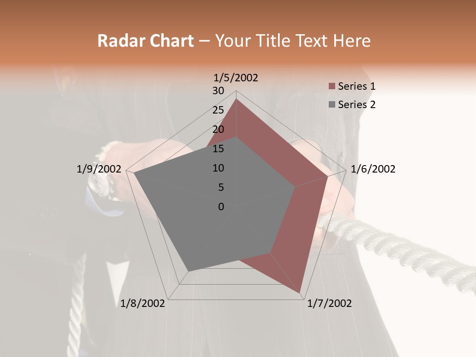 A Business Team Playing Tug Of War In An Intense Struggle PowerPoint Template