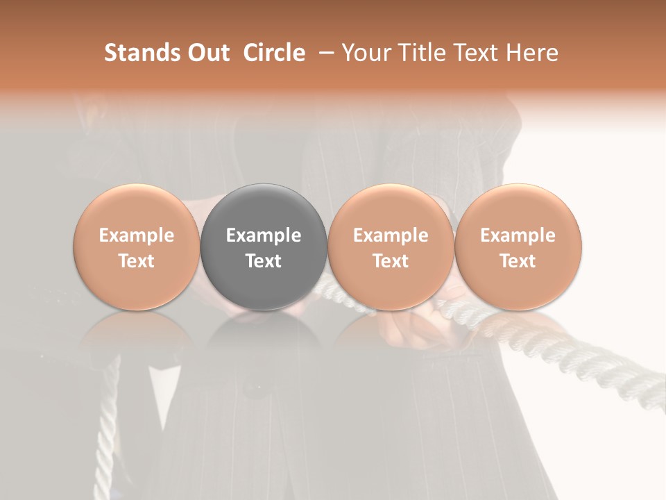 A Business Team Playing Tug Of War In An Intense Struggle PowerPoint Template