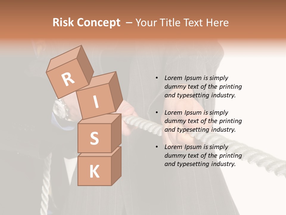 A Business Team Playing Tug Of War In An Intense Struggle PowerPoint Template
