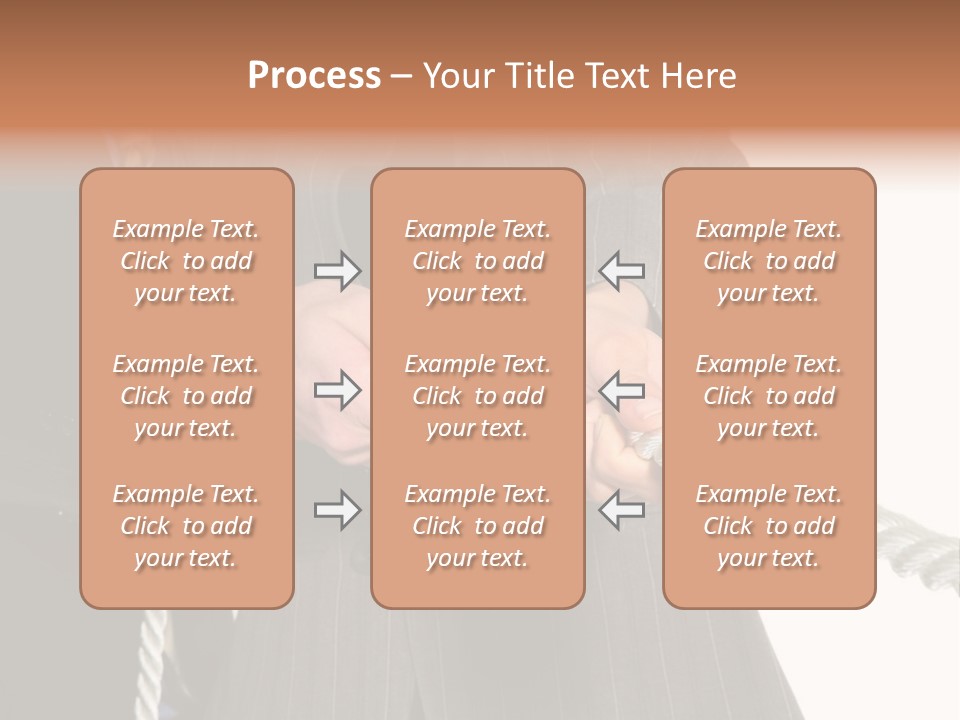 A Business Team Playing Tug Of War In An Intense Struggle PowerPoint Template