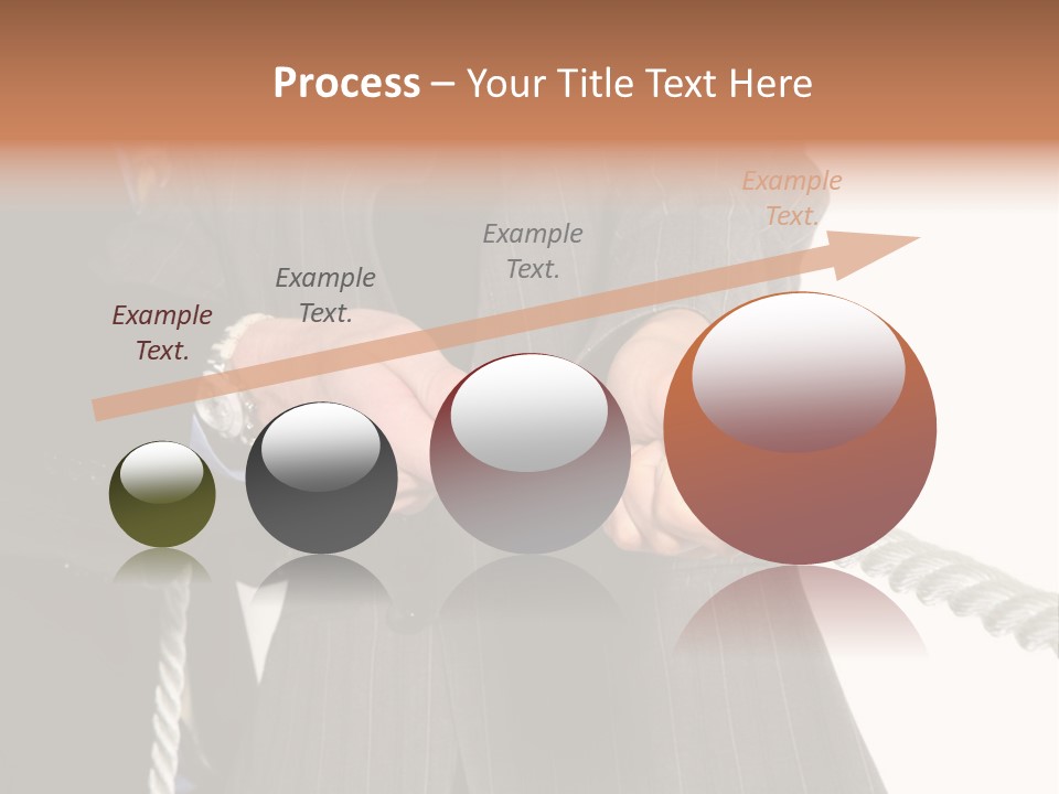 A Business Team Playing Tug Of War In An Intense Struggle PowerPoint Template
