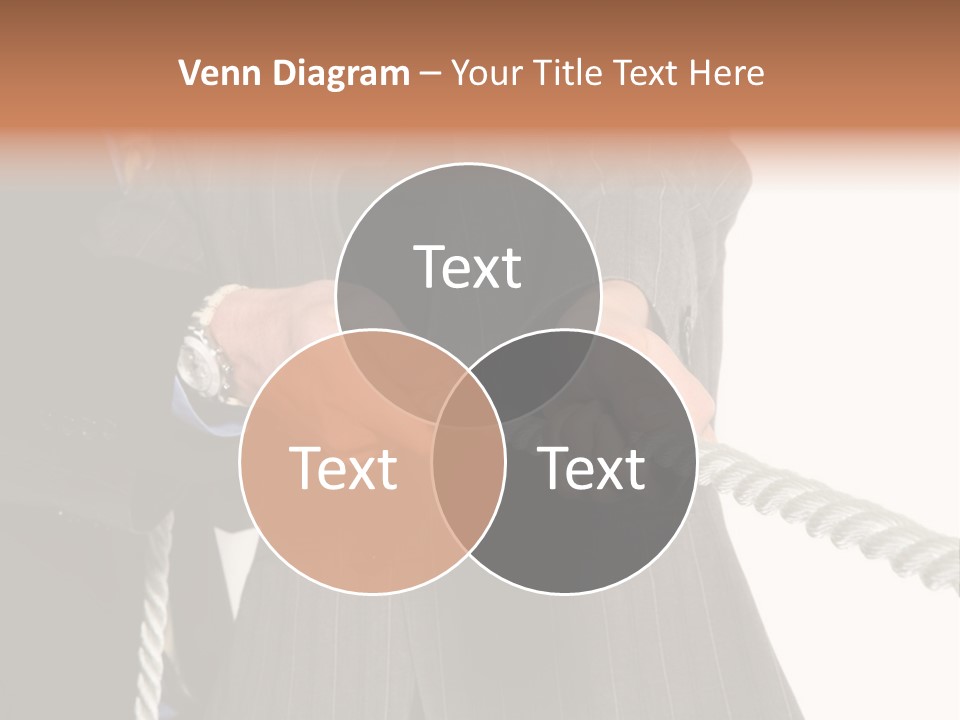 A Business Team Playing Tug Of War In An Intense Struggle PowerPoint Template