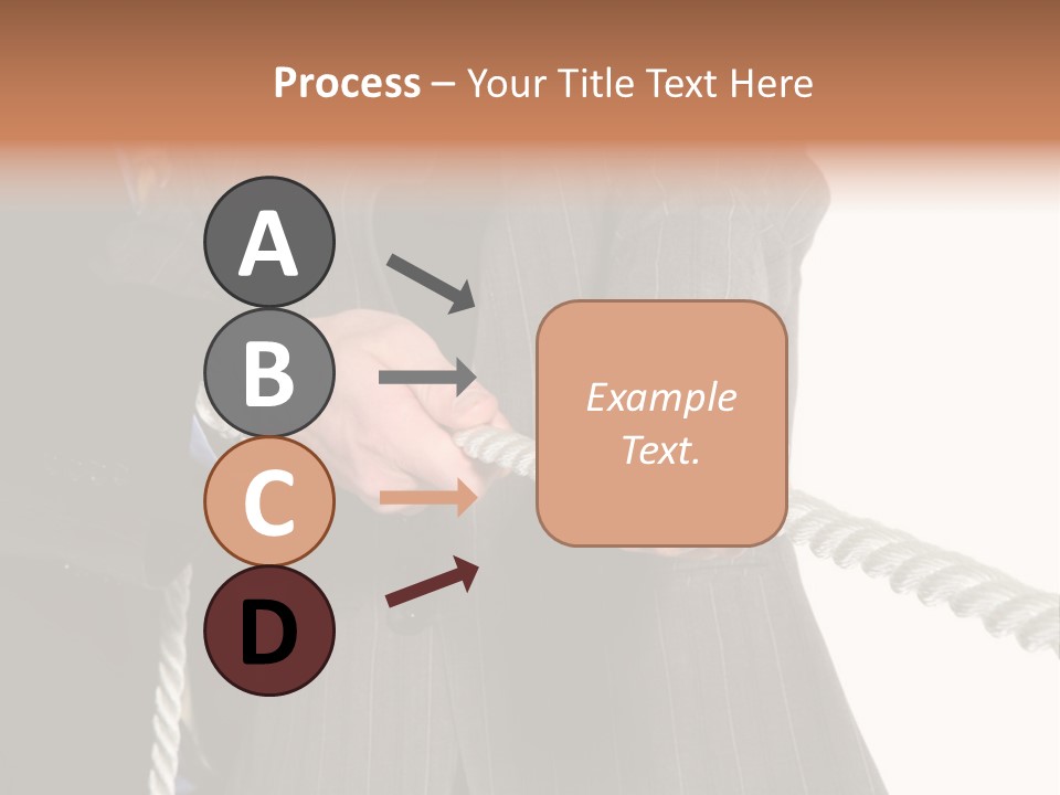A Business Team Playing Tug Of War In An Intense Struggle PowerPoint Template