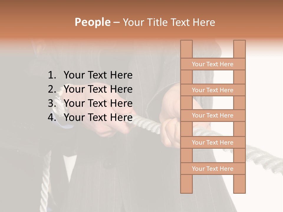 A Business Team Playing Tug Of War In An Intense Struggle PowerPoint Template