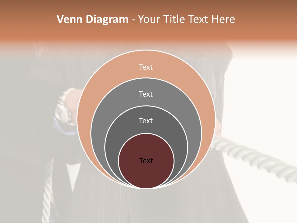 A Business Team Playing Tug Of War In An Intense Struggle PowerPoint Template