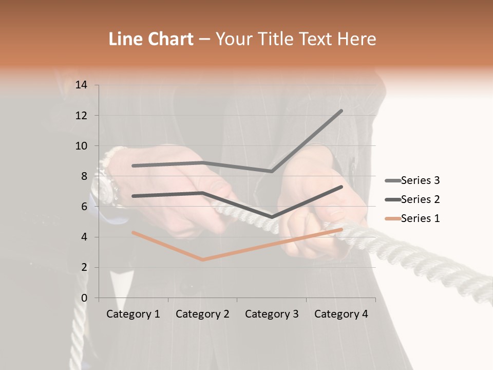 A Business Team Playing Tug Of War In An Intense Struggle PowerPoint Template