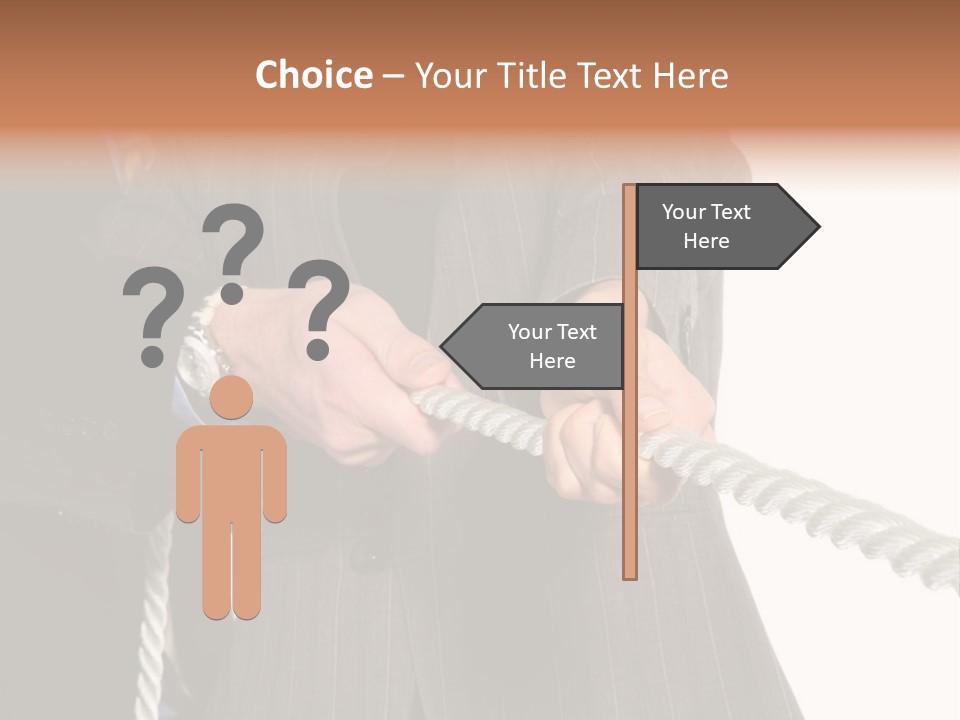 A Business Team Playing Tug Of War In An Intense Struggle PowerPoint Template