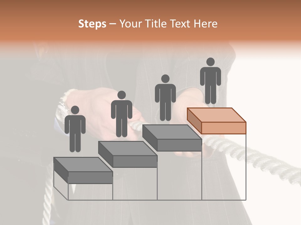 A Business Team Playing Tug Of War In An Intense Struggle PowerPoint Template