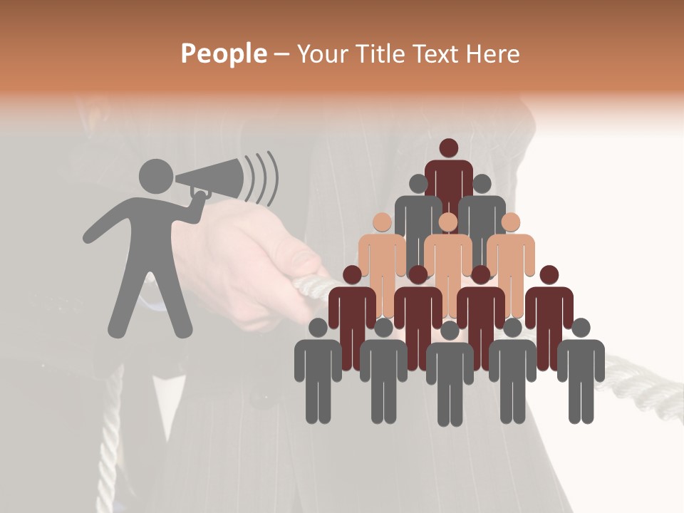 A Business Team Playing Tug Of War In An Intense Struggle PowerPoint Template