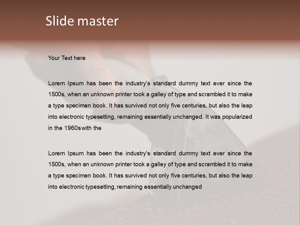 Cleaning Carpet PowerPoint Template