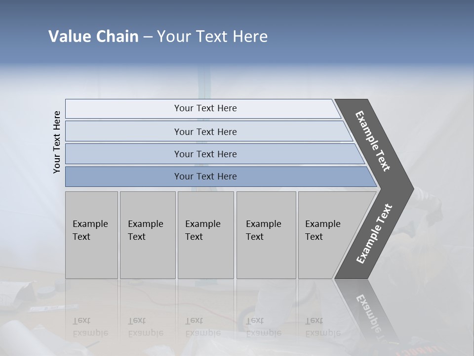 A Man In White Coveralls Painting A Wall PowerPoint Template