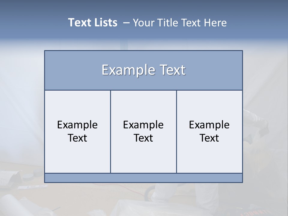 A Man In White Coveralls Painting A Wall PowerPoint Template