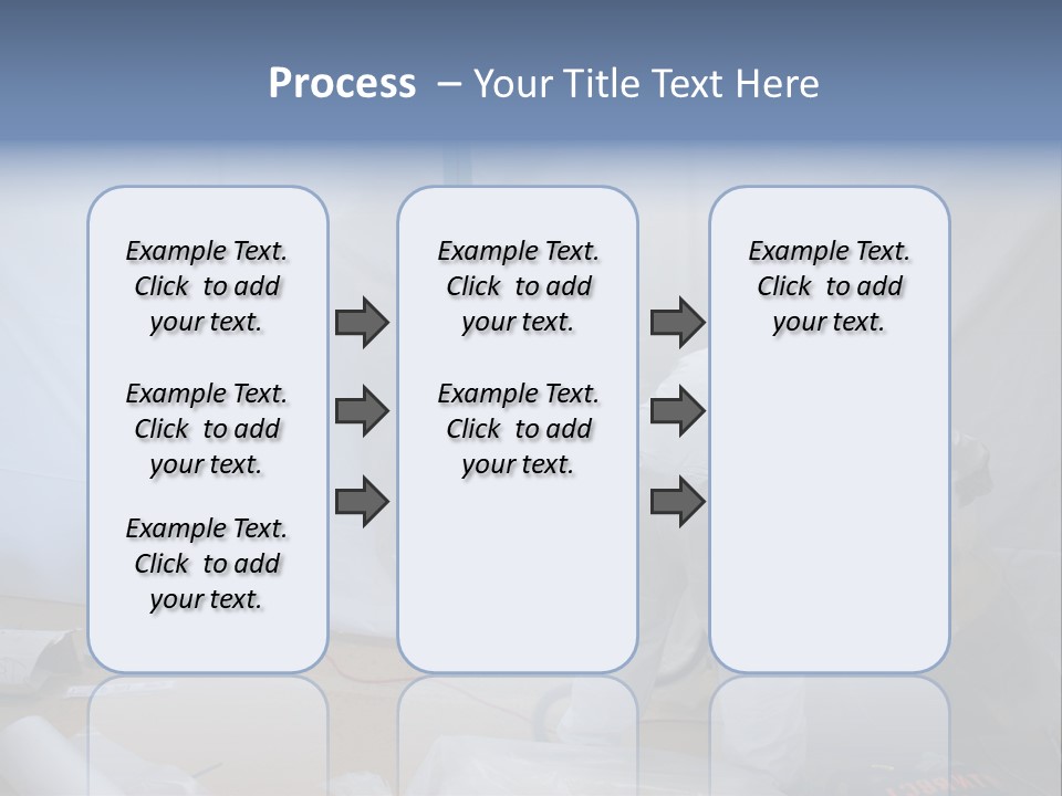 A Man In White Coveralls Painting A Wall PowerPoint Template
