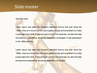 Golden Grad Jumping For Joy Graduation Concept With Diploma PowerPoint Template