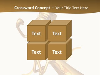 Golden Grad Jumping For Joy Graduation Concept With Diploma PowerPoint Template