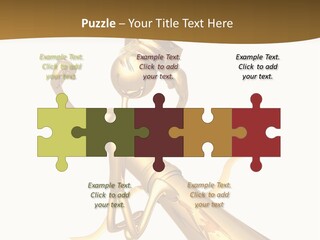 Golden Grad Jumping For Joy Graduation Concept With Diploma PowerPoint Template