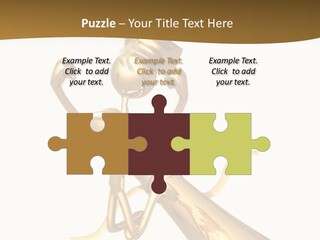 Golden Grad Jumping For Joy Graduation Concept With Diploma PowerPoint Template