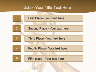 Golden Grad Jumping For Joy Graduation Concept With Diploma PowerPoint Template