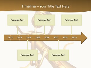 Golden Grad Jumping For Joy Graduation Concept With Diploma PowerPoint Template