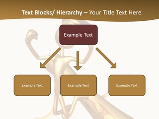 Golden Grad Jumping For Joy Graduation Concept With Diploma PowerPoint Template