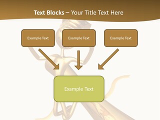 Golden Grad Jumping For Joy Graduation Concept With Diploma PowerPoint Template