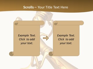 Golden Grad Jumping For Joy Graduation Concept With Diploma PowerPoint Template