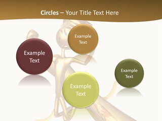 Golden Grad Jumping For Joy Graduation Concept With Diploma PowerPoint Template